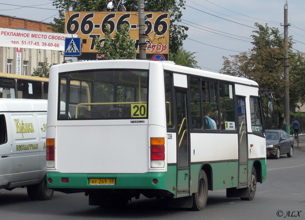 Пензенская область, ПАЗ-320402-03 № 3298