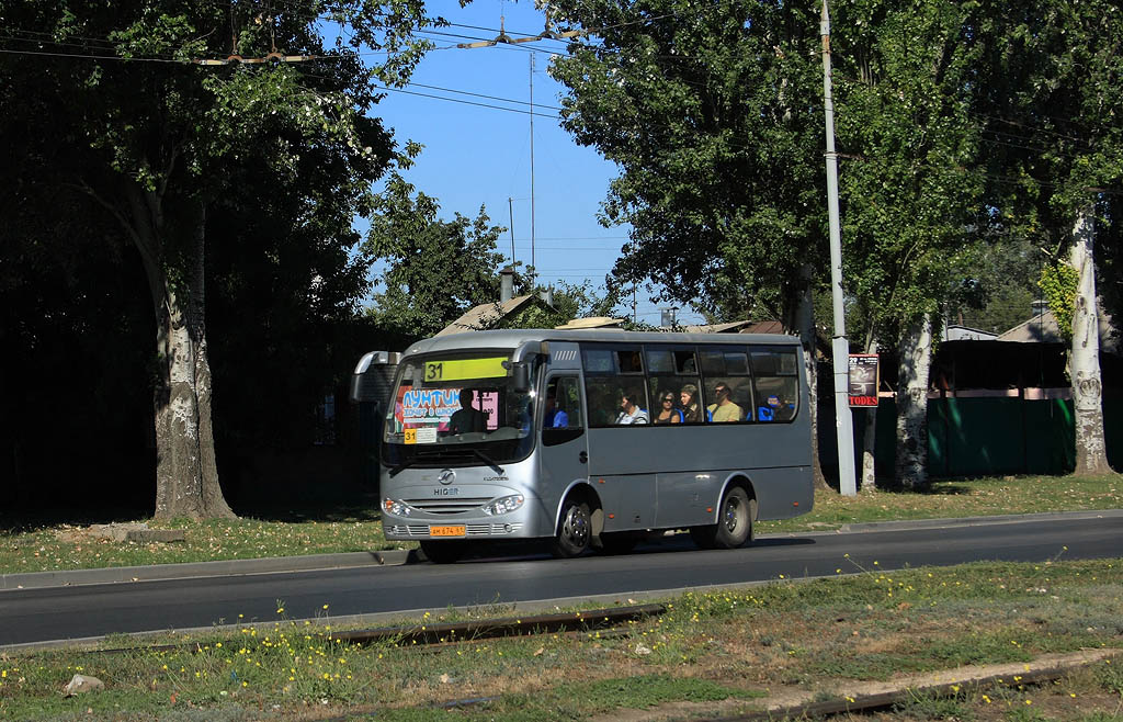 Ростовская область, Higer KLQ6720B1G № АМ 674 61