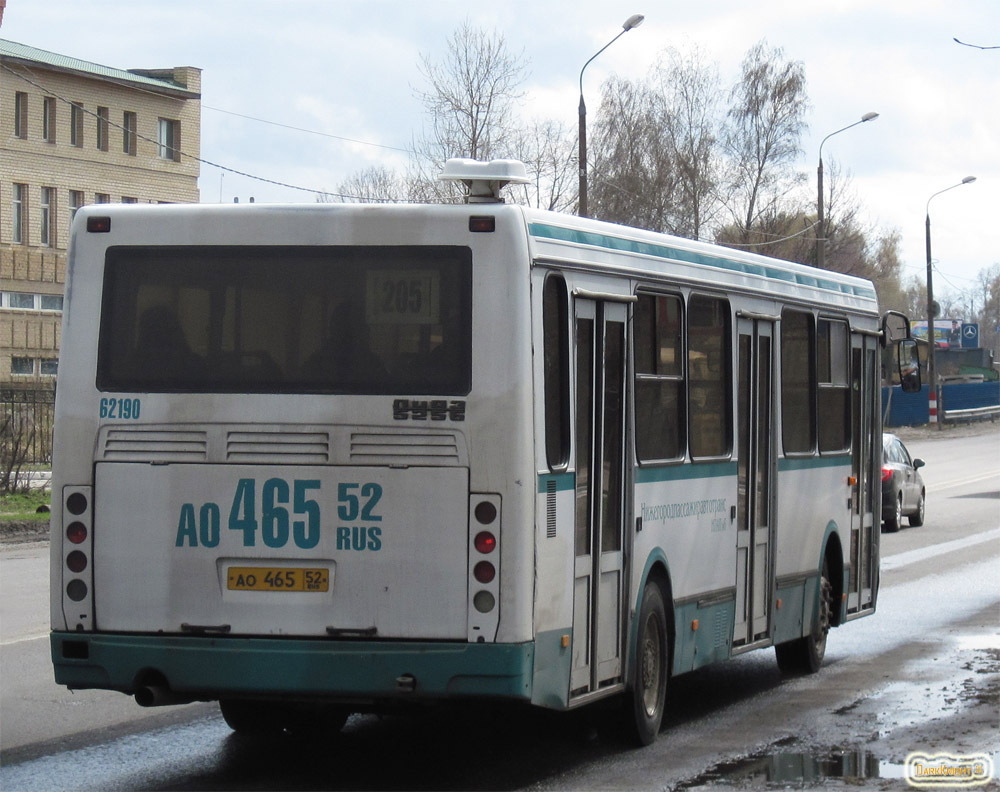 Нижегородская область, ЛиАЗ-5256.25 № 62190