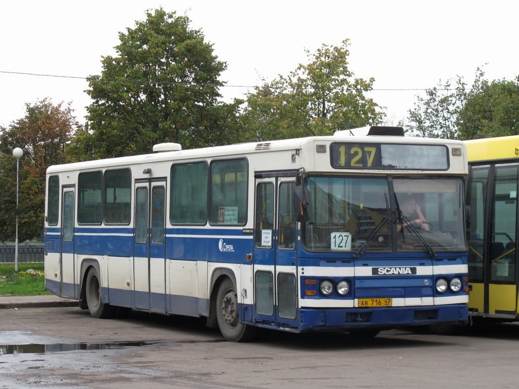 Ленинградская область, Scania CN113CLB № АВ 716 47