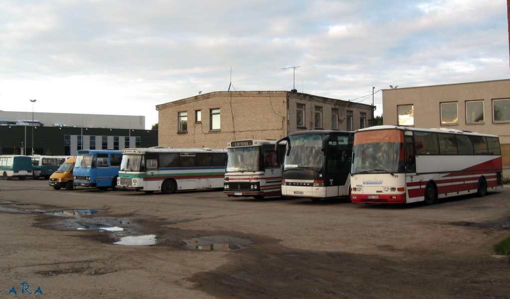 Litwa — Bus depots