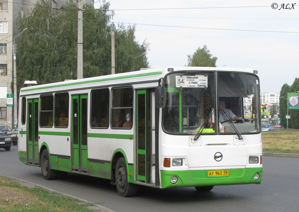 Пензенская область, ЛиАЗ-5256.45 № АТ 963 58