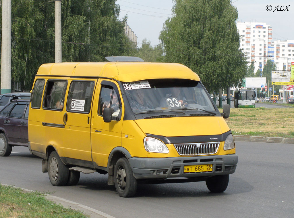 Penza region, GAZ-322132 (XTH, X96) # АТ 685 58