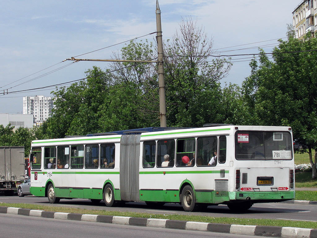 Москва, ЛиАЗ-6212.01 № 01184