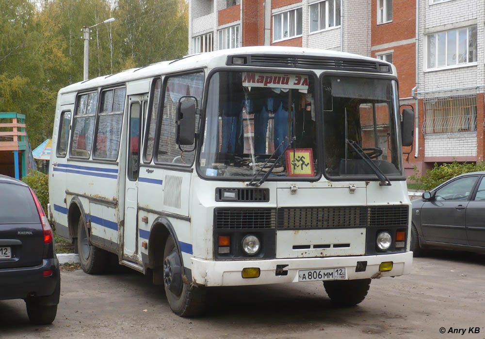 Марий Эл, ПАЗ-3205-110 № А 806 ММ 12