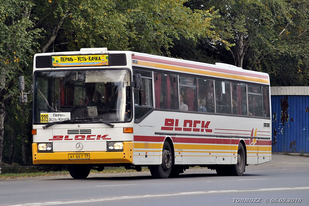 Пермский край, Mercedes-Benz O407 № АТ 661 59