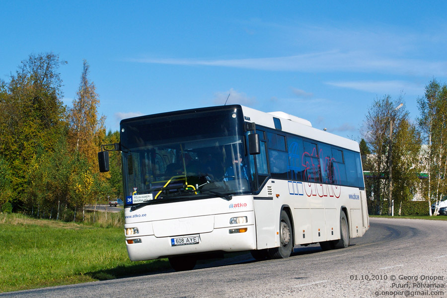 Эстония, MAN A72 Lion's Classic SÜ263 № 608 AYE