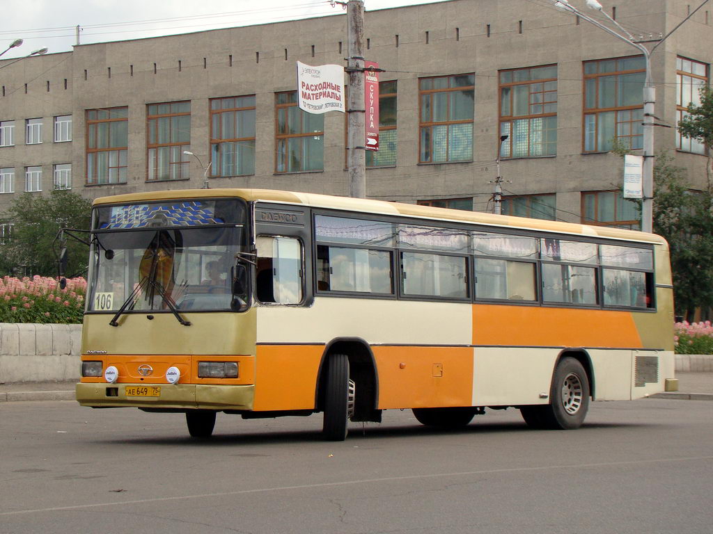 Забайкальский край, Daewoo BS106 Royal City (Busan) № АЕ 649 75