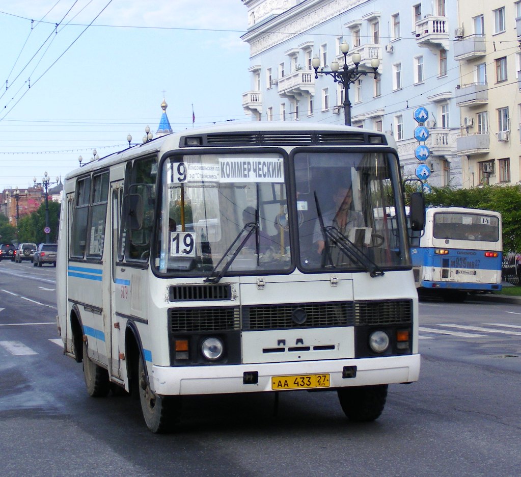 Хабаровский край, ПАЗ-32054 № 5179; Хабаровский край, Daewoo BS106 Royal City (Busan) № 5237