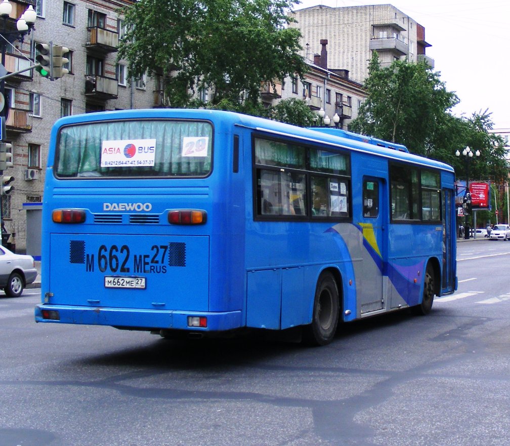 Хабаровский край, Daewoo BS106 Royal City (Busan) № М 662 МЕ 27