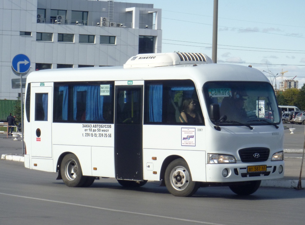 Самарская область, Hyundai County SWB (ТагАЗ) № ВТ 587 63