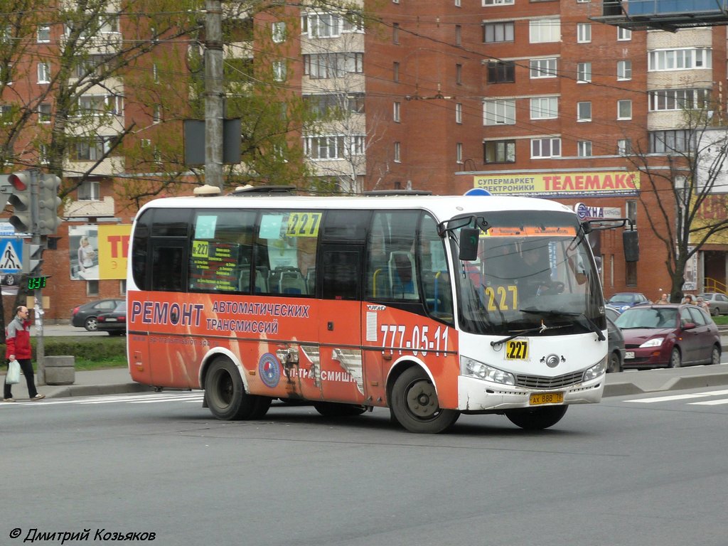 Санкт-Петербург, Yutong ZK6737D № 2087