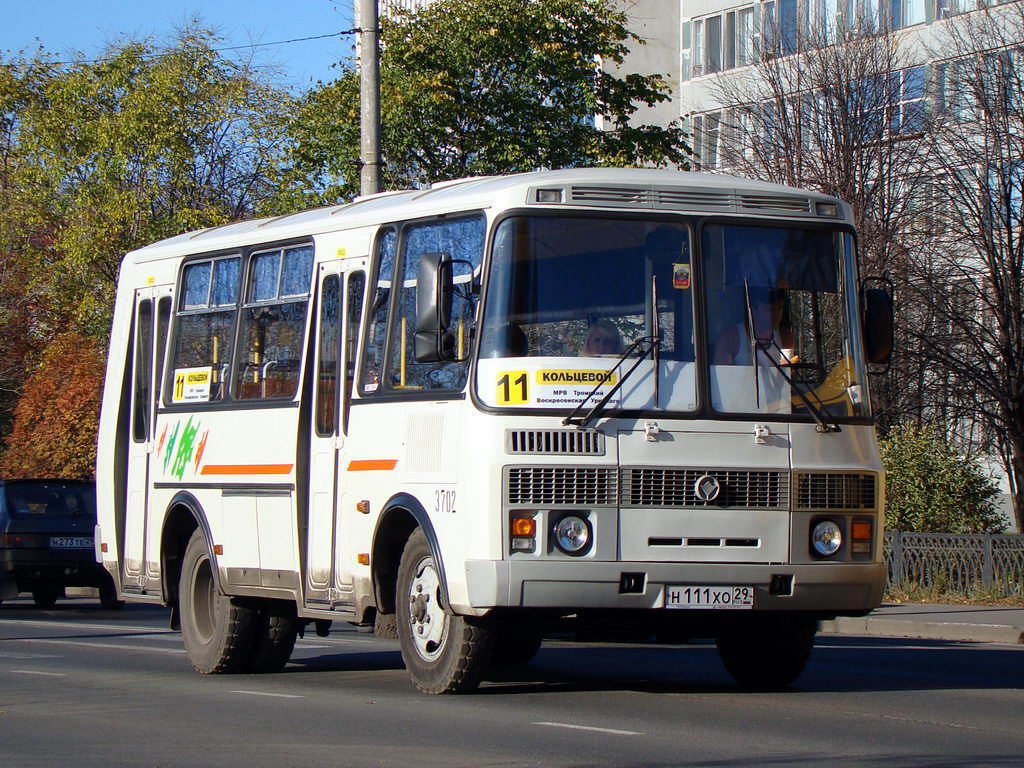 Архангельская область, ПАЗ-32054 № 3702