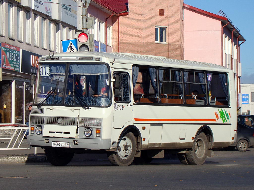 Архангельская область, ПАЗ-32054 № 3708