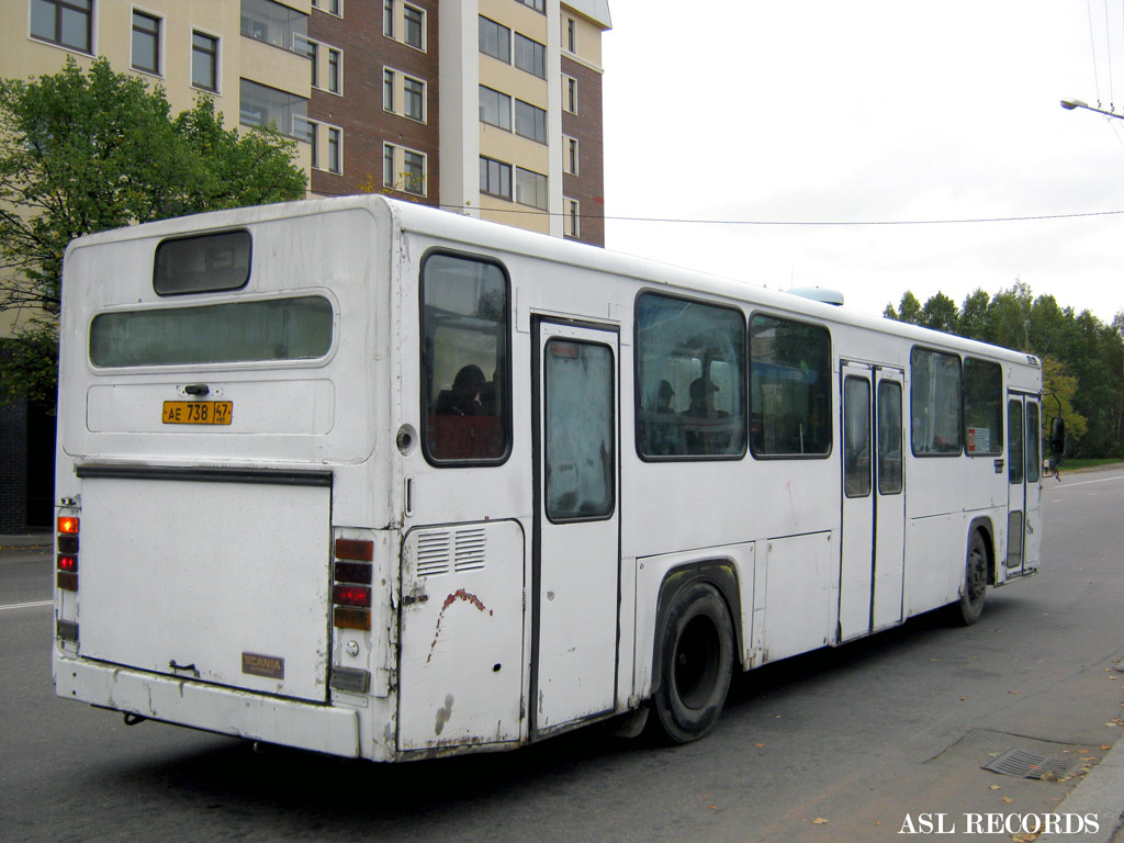 Ленинградская область, Scania CN112CLB № АЕ 738 47