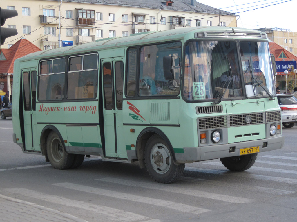 Саха (Якутия), ПАЗ-32054 № КК 697 14