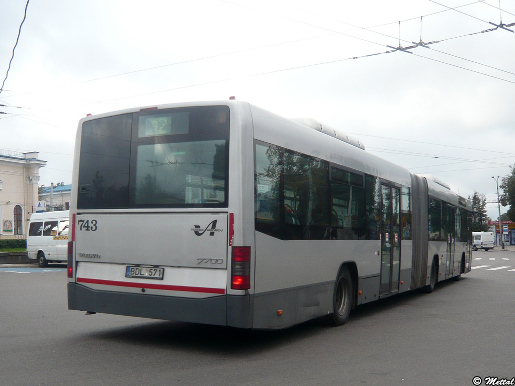 Литва, Volvo 7700A № 743