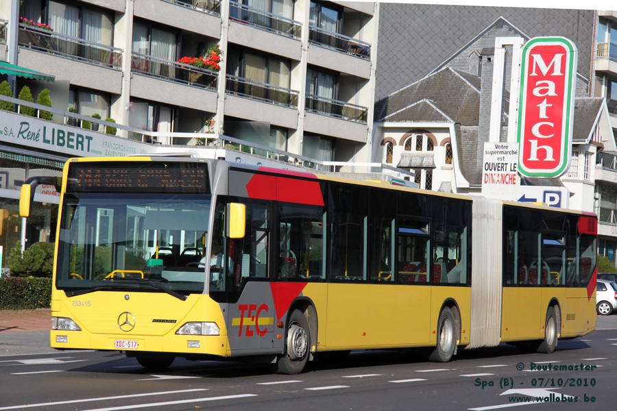 Бельгия, Mercedes-Benz O530G Citaro facelift G № 753415