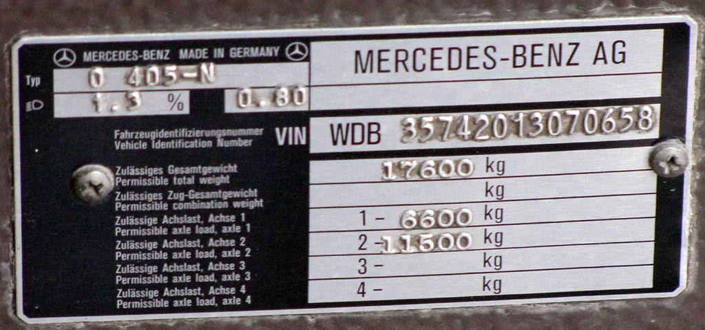 Растоўская вобласць, Mercedes-Benz O405N № 00254