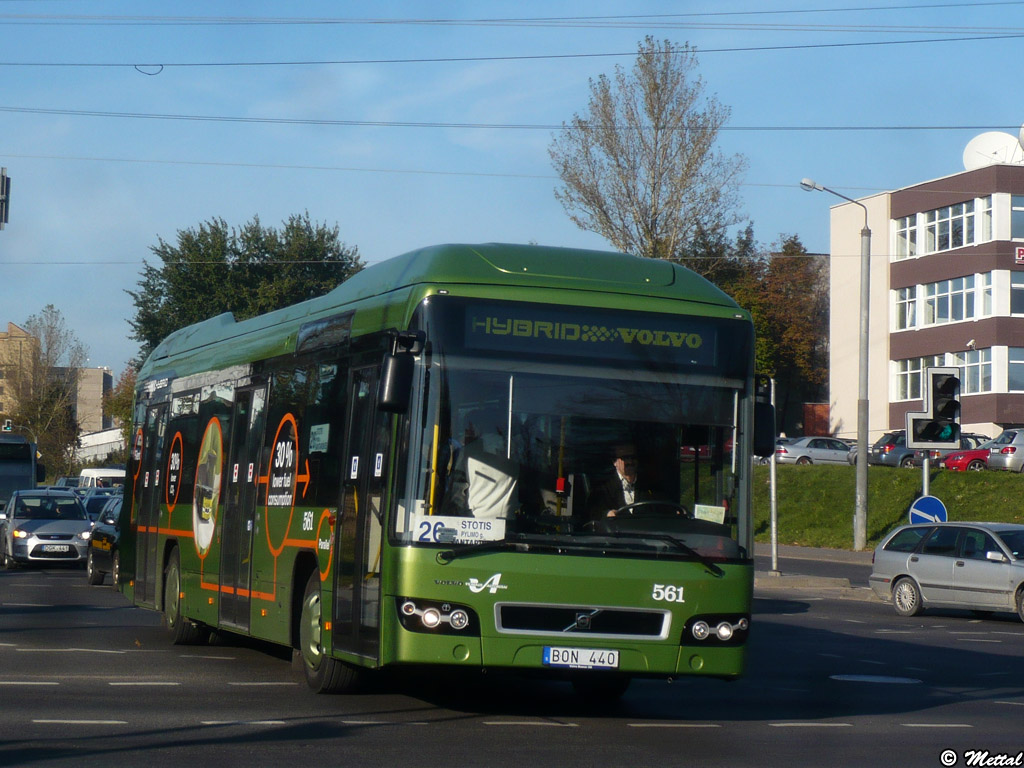 Литва, Volvo 7700 Hybrid № 561