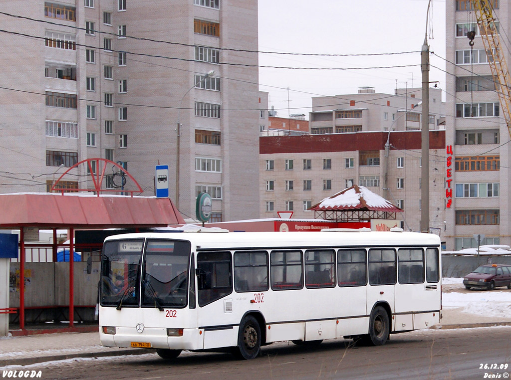 Вологодская область, Mercedes-Benz O345 № 202