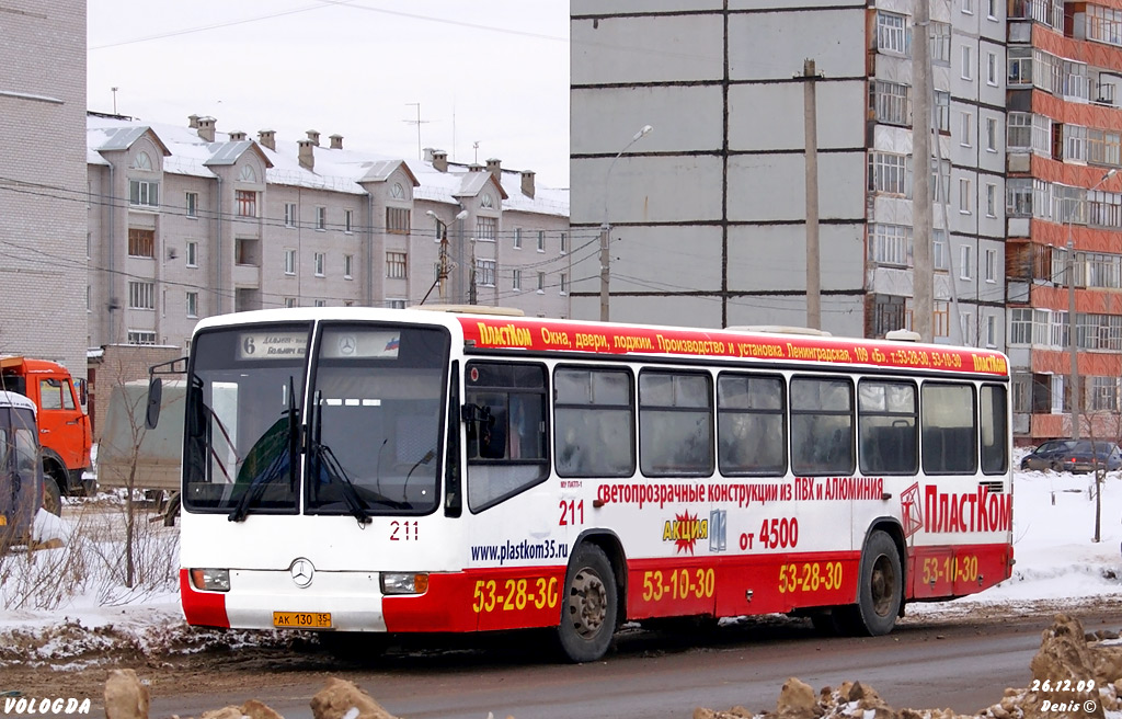 Vologdai terület, Mercedes-Benz O345 sz.: 211
