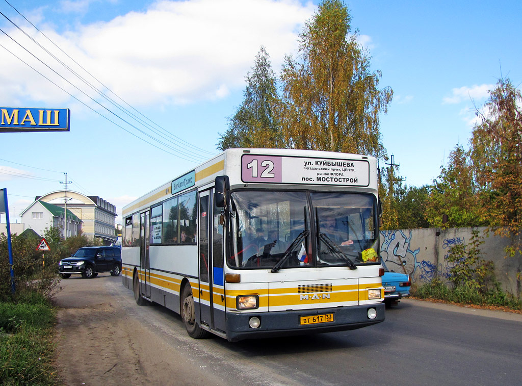 Владимирская область, MAN 791 SL202 № ВТ 617 33