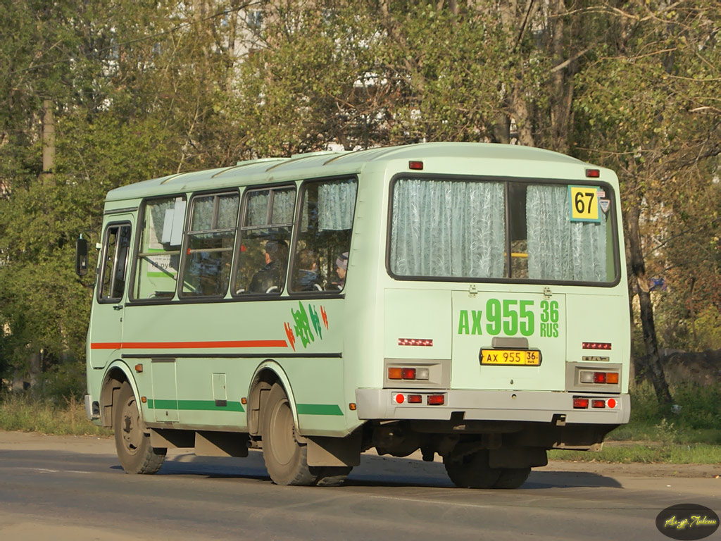 Воронежская область, ПАЗ-32054 № АХ 955 36