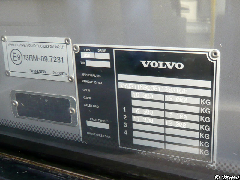 Литва, Volvo 7700 Hybrid № 561