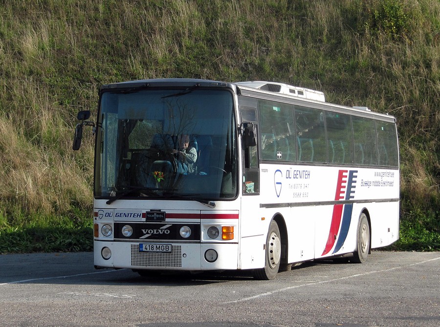 Эстония, Van Hool T8 Alizée 350 № 418 MGB