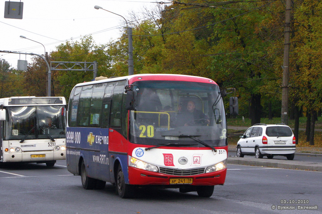 Санкт-Петербург, Yutong ZK6737D № n511