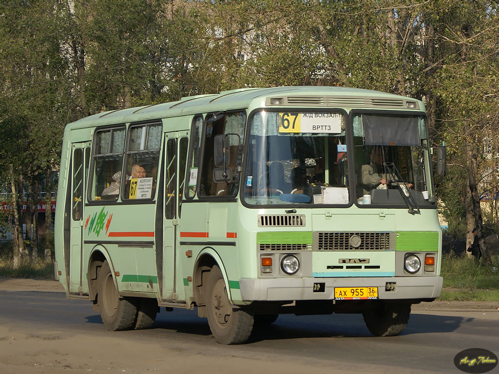 Воронежская область, ПАЗ-32054 № АХ 955 36