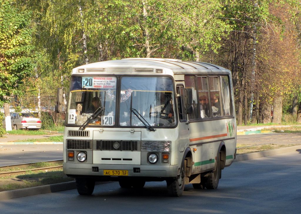 Нижегородская область, ПАЗ-32054 № АС 570 52