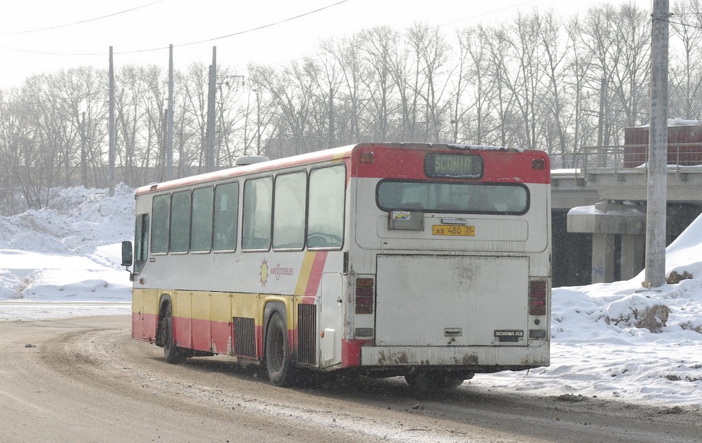 Вологодская область, Scania CN113CLB № АВ 480 35