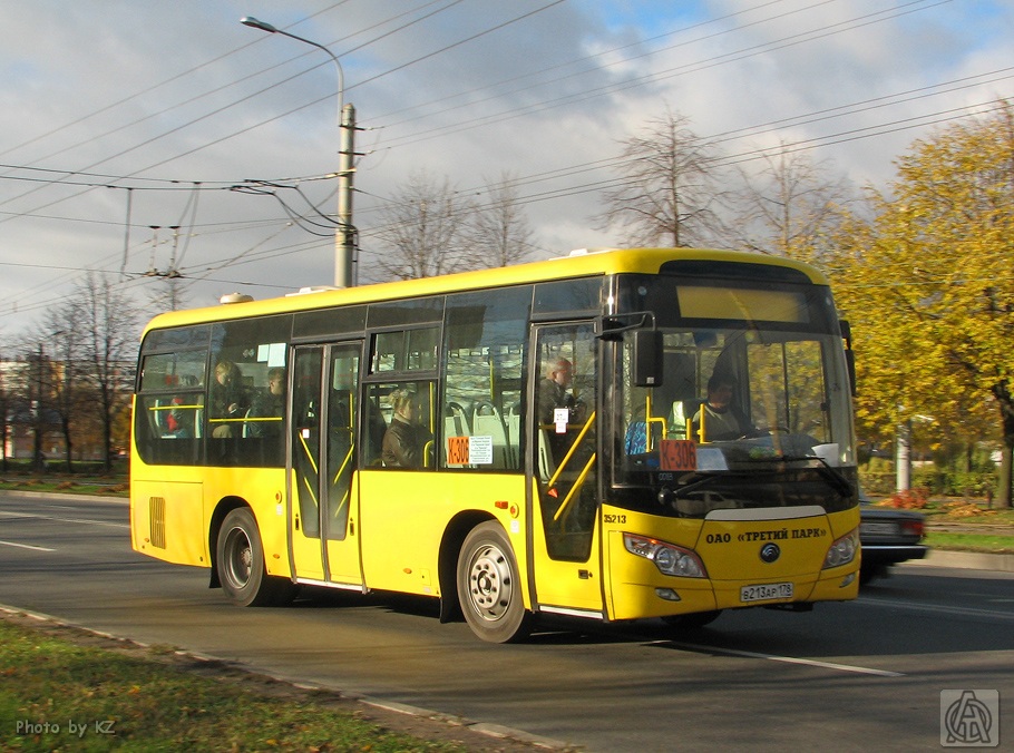 Санкт-Петербург, Yutong ZK6852HG № В 213 АР 178