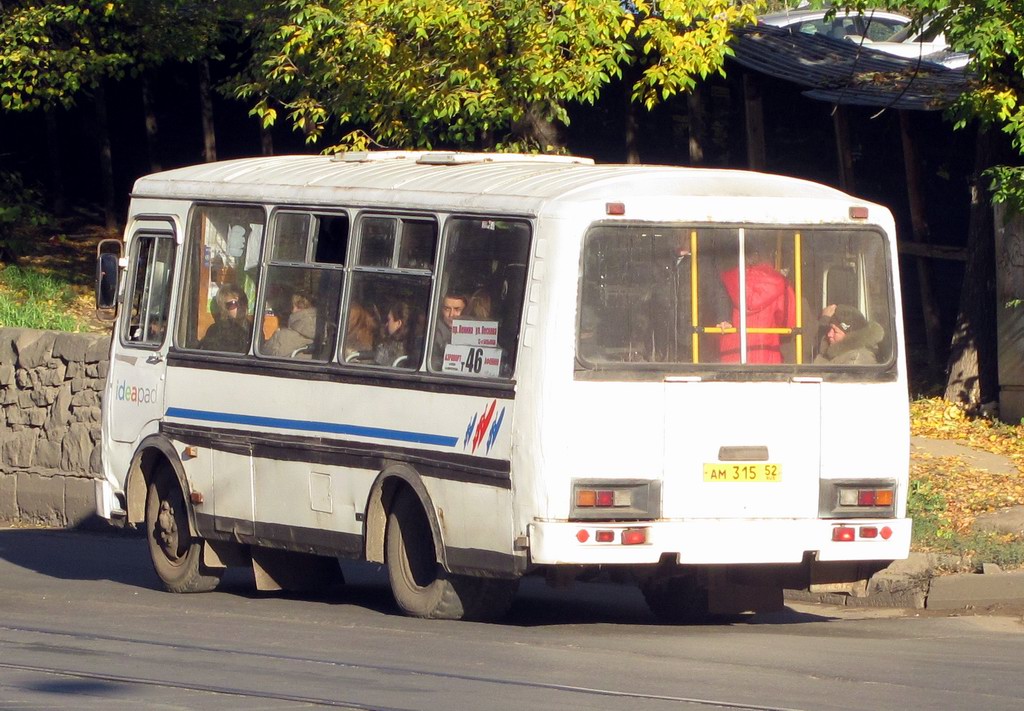 Нижегородская область, ПАЗ-32054 № АМ 315 52