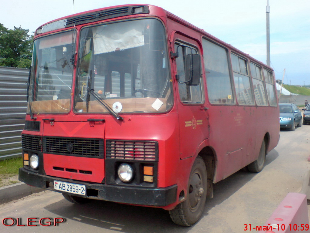 Витебская область, ПАЗ-3205*  (двери 2-1) № АВ 2859-2