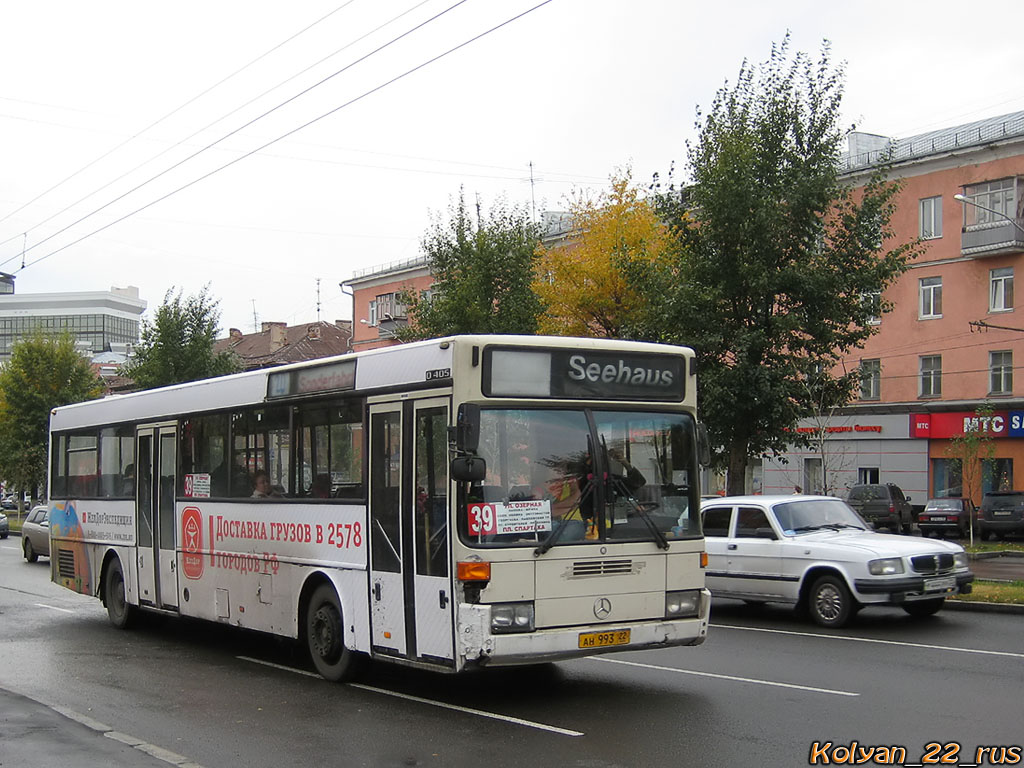 Алтайский край, Mercedes-Benz O405 № АН 993 22