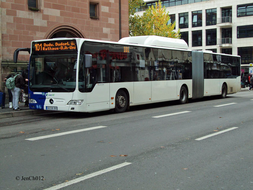 Саар, Mercedes-Benz O530G Citaro facelift G CNG № 383