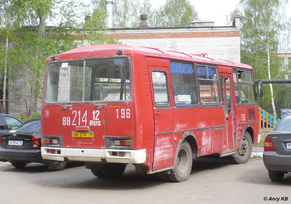 Марий Эл, ПАЗ-3205-110 № 196