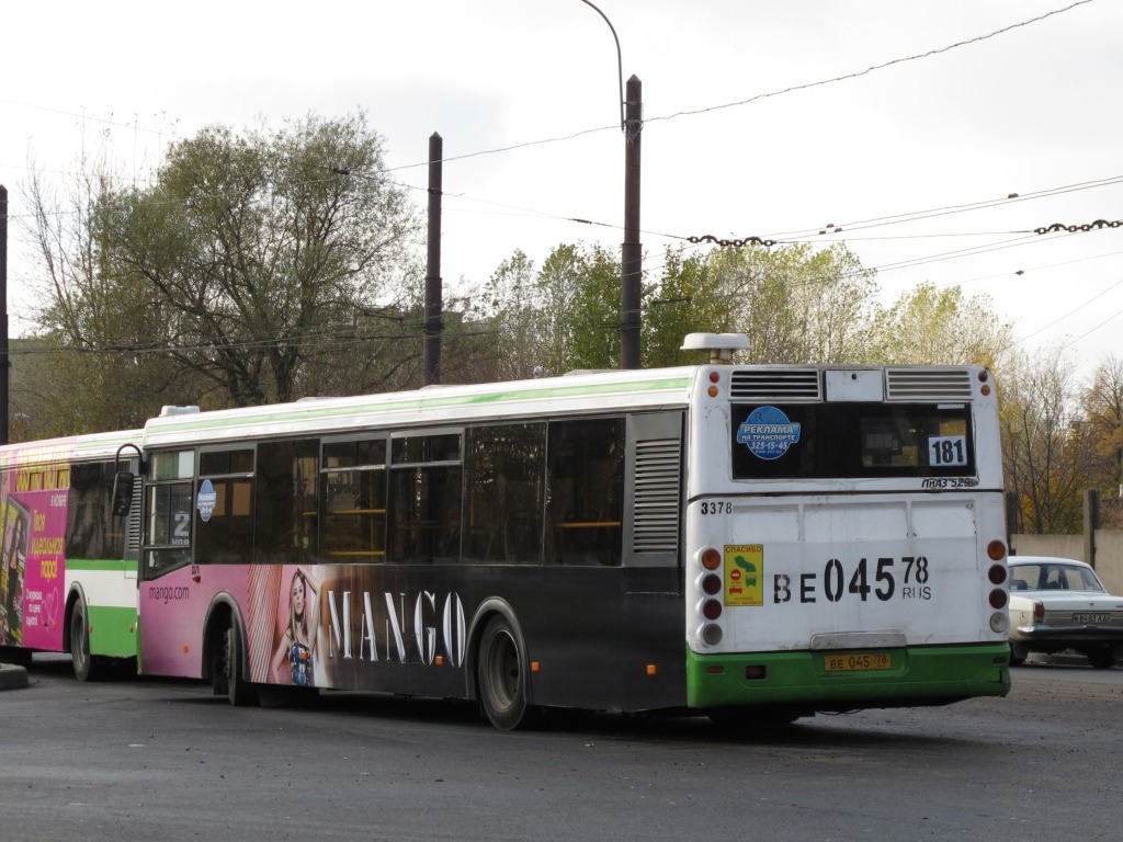 Санкт-Петербург, ЛиАЗ-5292.20 № 3378