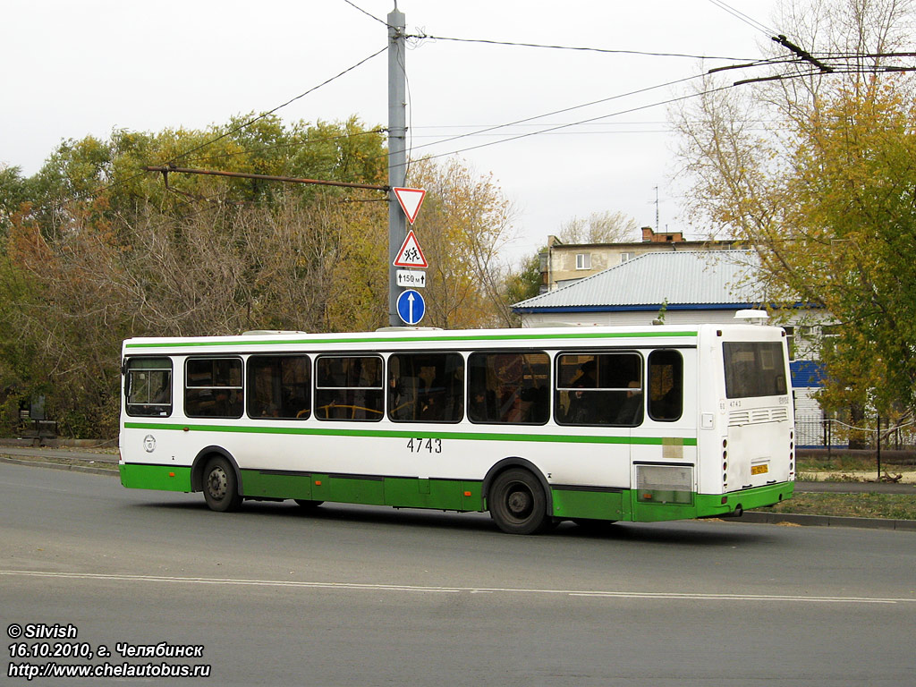 Челябинская область, ЛиАЗ-5256.26 № 4743