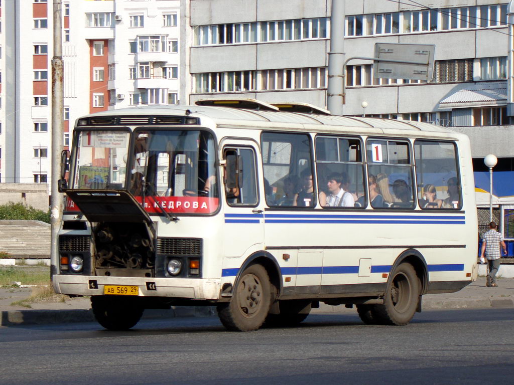 Архангельская область, ПАЗ-32054 № АВ 569 29