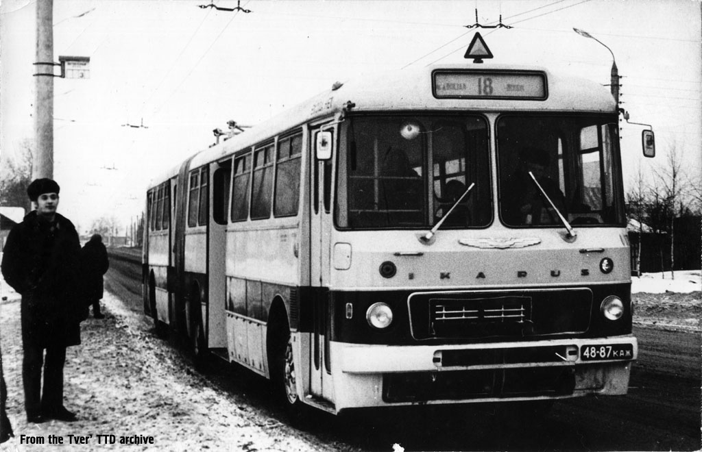 Tver region, Ikarus 180 # 48-87 КАЖ; Tver region — Urban, suburban and service buses (1970s-1980s).