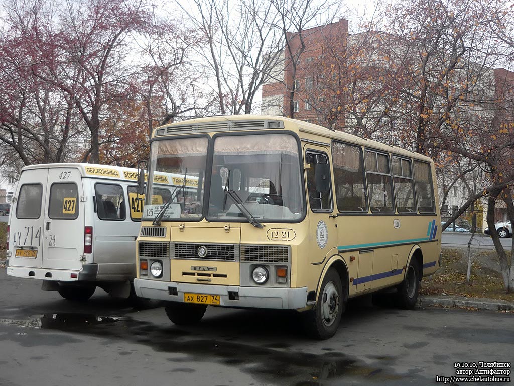 Челябинская область, ПАЗ-32053-07 № 1221