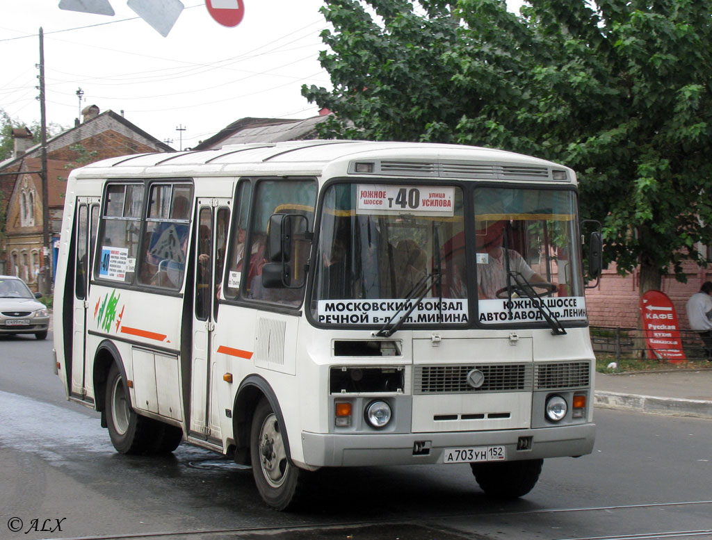 Nizhegorodskaya region, PAZ-32054 č. А 703 УН 152