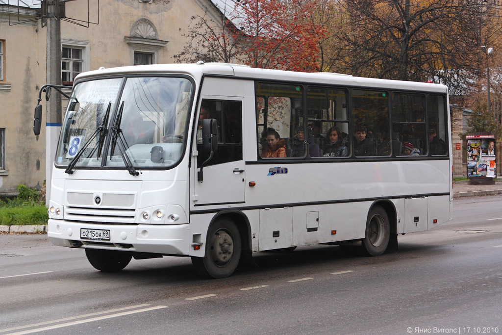 Тверская область, ПАЗ-320402-03 № О 215 ОА 69