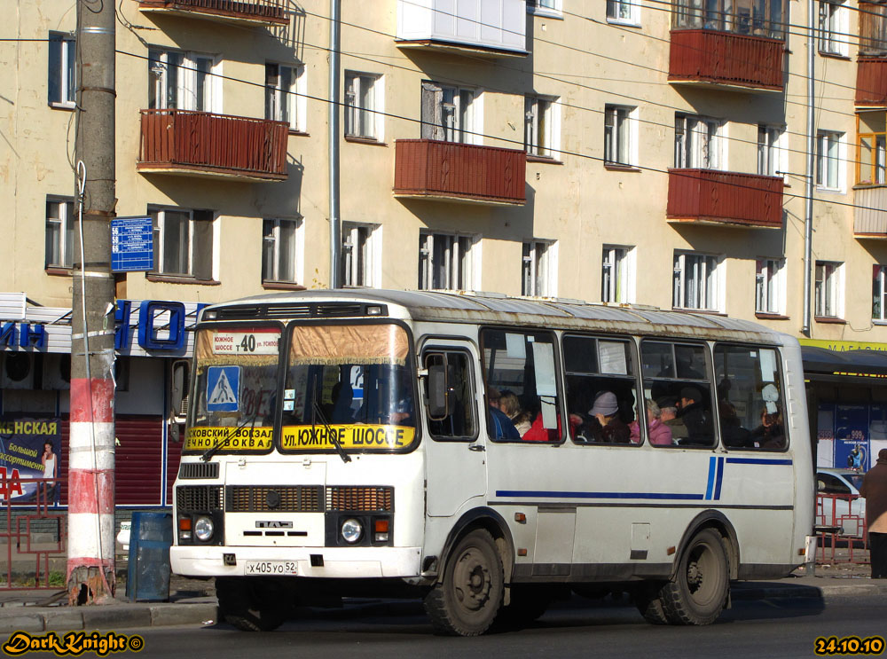 Нижегородская область, ПАЗ-32054 № Х 405 УО 52