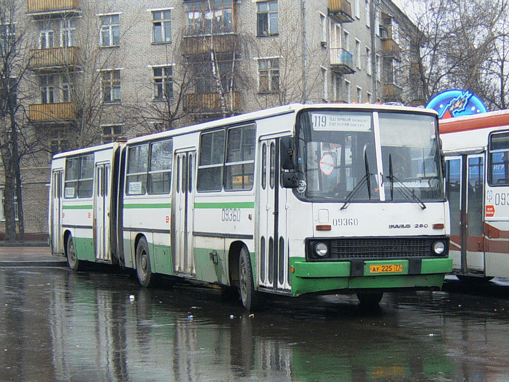 Москва, Ikarus 280.33M № 09360