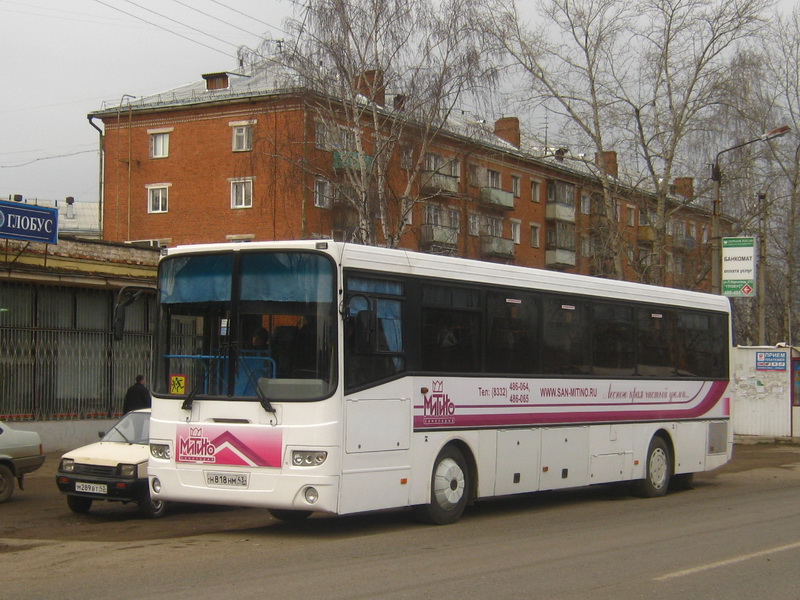 Кировская область, ЛиАЗ-5256.23-01 (ГолАЗ) № Н 818 НМ 43